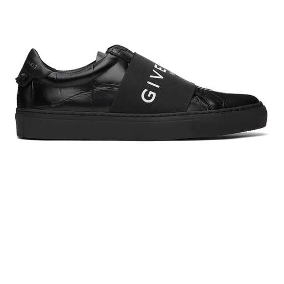 Womens Givenchy Black Croc Elastic Urban Knots Sneakers - Picture 9 of 9